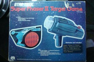 Star Trek PHASER II GAME TARGET GAME Mego vintage 1976 BOX & Inserts wars 2