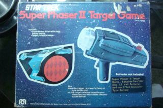 Star Trek PHASER II GAME TARGET GAME Mego vintage 1976 BOX & Inserts wars 6