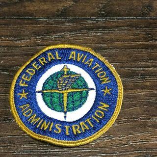 21014 Vintage Federal Aviation Administration / Faa Patch