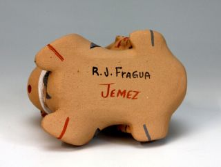Jemez Pueblo American Indian Pottery Cat Storyteller - Robert Fragua 3