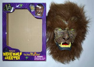 Animated Gemmy Werewolf Monster Greeter Sings 