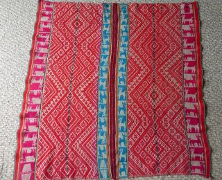 Peruvian Aguayo Table Cloth - Andean Mountain Textile 3