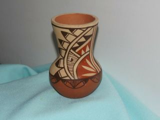 Pueblo Pottery Pot Jar Signed By Dolores Toya Jemez Native American Southwestern