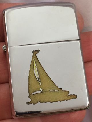 1954 - 55 Town & Country SLOOP Sailboat Zippo Lighter 5