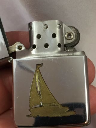 1954 - 55 Town & Country SLOOP Sailboat Zippo Lighter 7