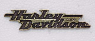 Harley - Davidson Motorcycle Brass Plated Pin 18