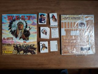 Panini Spanish West 1993 Complete Set Of Stickers,  Album