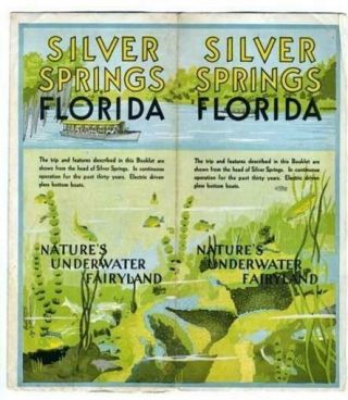 Silver Springs Florida Brochure 1920 