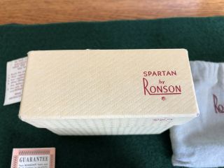 1950 ' s Ronson Spartan Table Lighter - - Boxed - Moderne 3