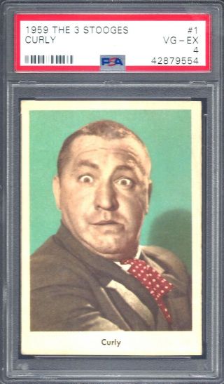 1959 The 3 Stooges Curly 1 Psa 4 Vg - Ex (9554)
