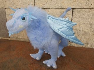 Dragonology Plush Dragon Blue Frost Water Poseable Stuffed Sababa Toys Rare 2006 2
