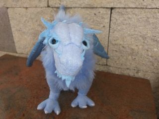 Dragonology Plush Dragon Blue Frost Water Poseable Stuffed Sababa Toys Rare 2006 4