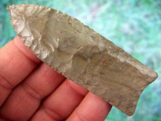 Fine 3 1/2 inch Tennessee Clovis Point with Arrowheads Artifacts 4
