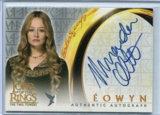 Lord Of The Rings: Two Towers - Miranda Otto (eowyn) - Topps Trading Card Auto