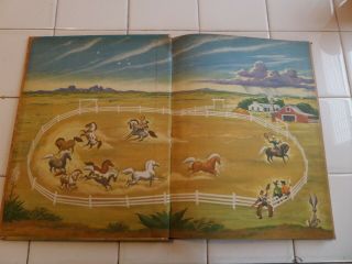 Roy Rogers King Of The Cowboys,  A Big Golden Book,  1953 (VINTAGE WESTERN) 3