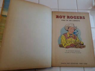 Roy Rogers King Of The Cowboys,  A Big Golden Book,  1953 (VINTAGE WESTERN) 4