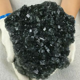 2.  16kg Natural Fluorite Quartz Ore Skull Crystal Green Healing Wot2443