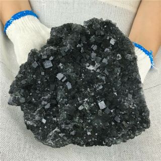 2.  16kg Natural Fluorite Quartz ore Skull Crystal green Healing WOT2443 3