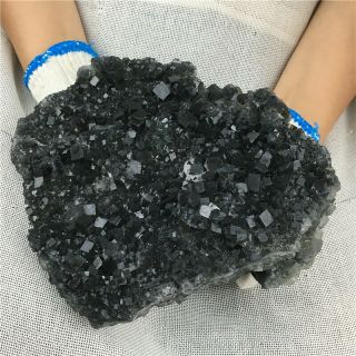 2.  16kg Natural Fluorite Quartz ore Skull Crystal green Healing WOT2443 4