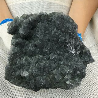 2.  16kg Natural Fluorite Quartz ore Skull Crystal green Healing WOT2443 7