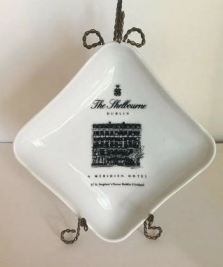 The Shelbourne Hotel Dublin Ireland Trinket Dish Tray Pillivuyt French Porcelain