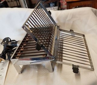 Antique Sunbeam 4 Flat Toaster with papers Cond. ,  Circa 1920 ' s 6