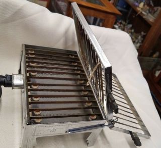 Antique Sunbeam 4 Flat Toaster with papers Cond. ,  Circa 1920 ' s 7