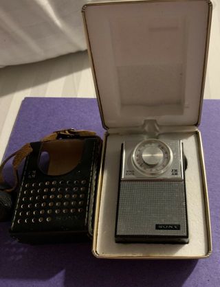 Vintage Sony 2f - 23w Portable 9 Transistor Radio