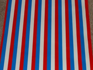 Vtg Store Wrapping Paper Gift Wrap 2 Yards July 4th Christmas Patriotic Military