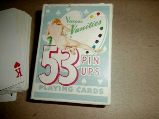 VINTAGE ADULT RISQUE PLAYING CARDS VARGAS VANITIES 53 PIN UPS 2