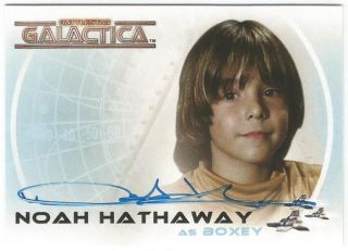 Battlestar Galactica Complete Auto Autograph Card A4 Noah Hathaway As Boxey