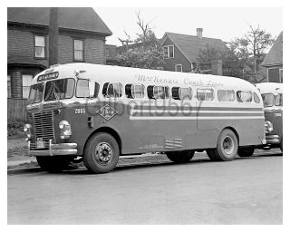 Mackenzie Coach Lines 8 X 10 Bus 2865 Taken Circa 1950
