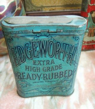 Vintage Edgeworth tobacco tin pocket tin grade 8 2