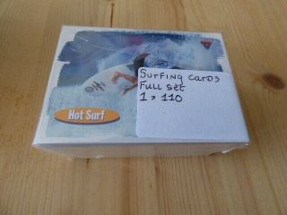 Futera Hot Surf Trading Cards Complete Set Of 110 Common Cards