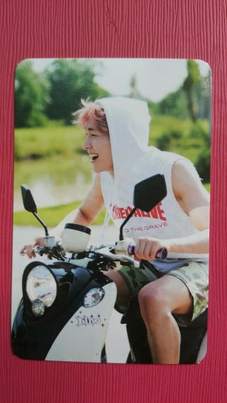 Shinee Onew Odd Official Photocard Blue Ver.  4th Album O 온유