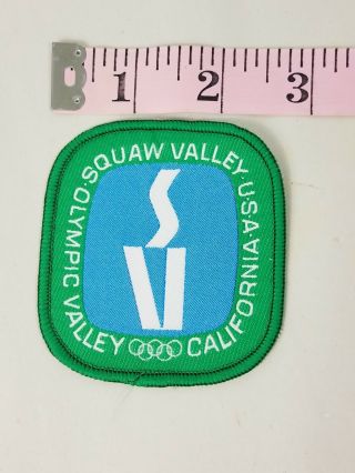 Squaw Valley California Olympics Patch 3