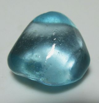 25.  80 Crt Flawles Strong Sky Blue Topaz Flawless Facet Rough B45