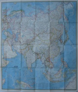 1971 Ethnographic Map Vietnam Laos Cambodia Thailand Southeast Asia Burma Malay 5