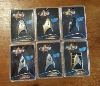 Star Trek Discovery Fleet Insignia Badge Command Cadet Medical Science Black
