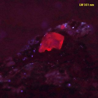 Bb: Rare Fluorite W/ Red Fluorescence From Ojuela Mine,  Durango,  Mexico