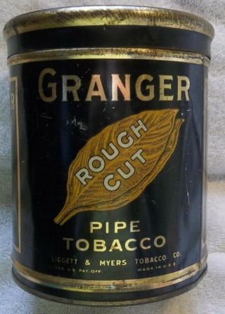 GRANGER ROUGH CUT FOR PIPES VINTAGE TOBACCO TIN 2