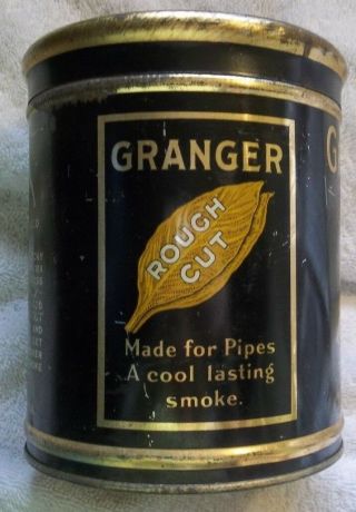 GRANGER ROUGH CUT FOR PIPES VINTAGE TOBACCO TIN 3