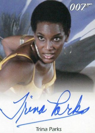 James Bond Heroes & Villains Trina Parks As Thumper Autograph Card