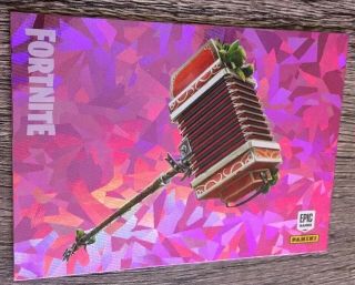 Axcordion 2019 Panini Fortnite Trading Card Uncommon Tool Foil Parallel 111