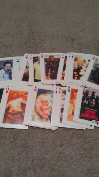 George A.  Romero ' s dawn of the dead playing cards 3