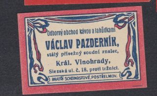 Ae Old Matchbox Label Czechoslovakia Oooo16