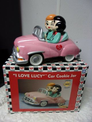 I Love Lucy Car Cookie Jar Limited Edition,  Comes With Its Box.  Limited