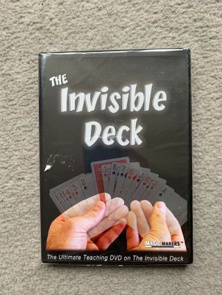 The Invisible Deck Instructional Dvd By Magic Makers Deck Not