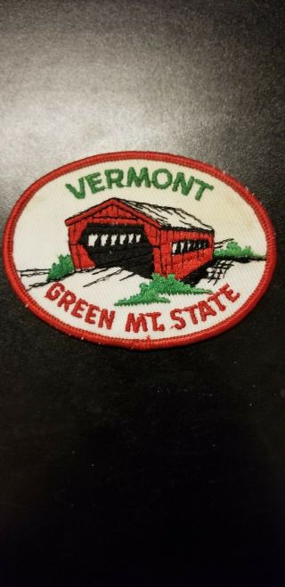 Vermont Green Mountain Souvenir Patch