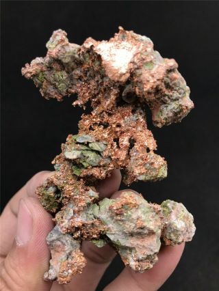 141g Precious Rough Native Copper Crystal Mineral Specimen From Morocco